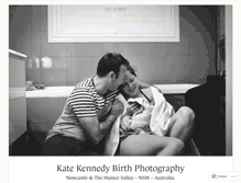 Tablet Screenshot of katekennedybirthphotography.com
